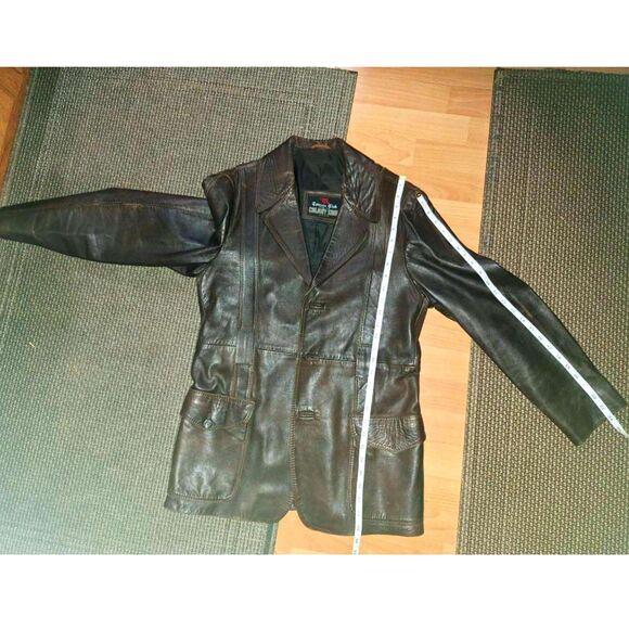 Roetan leather Jacket by Silvester Litton of England Mens Med/Women L-XL - Picture 14 of 16